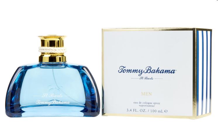 Set Sail St. Barts' Exotic Marine Blue 3.4 Oz. Cologne with Long Lasting Tropical Citrus Scent Original Cologne for Men
