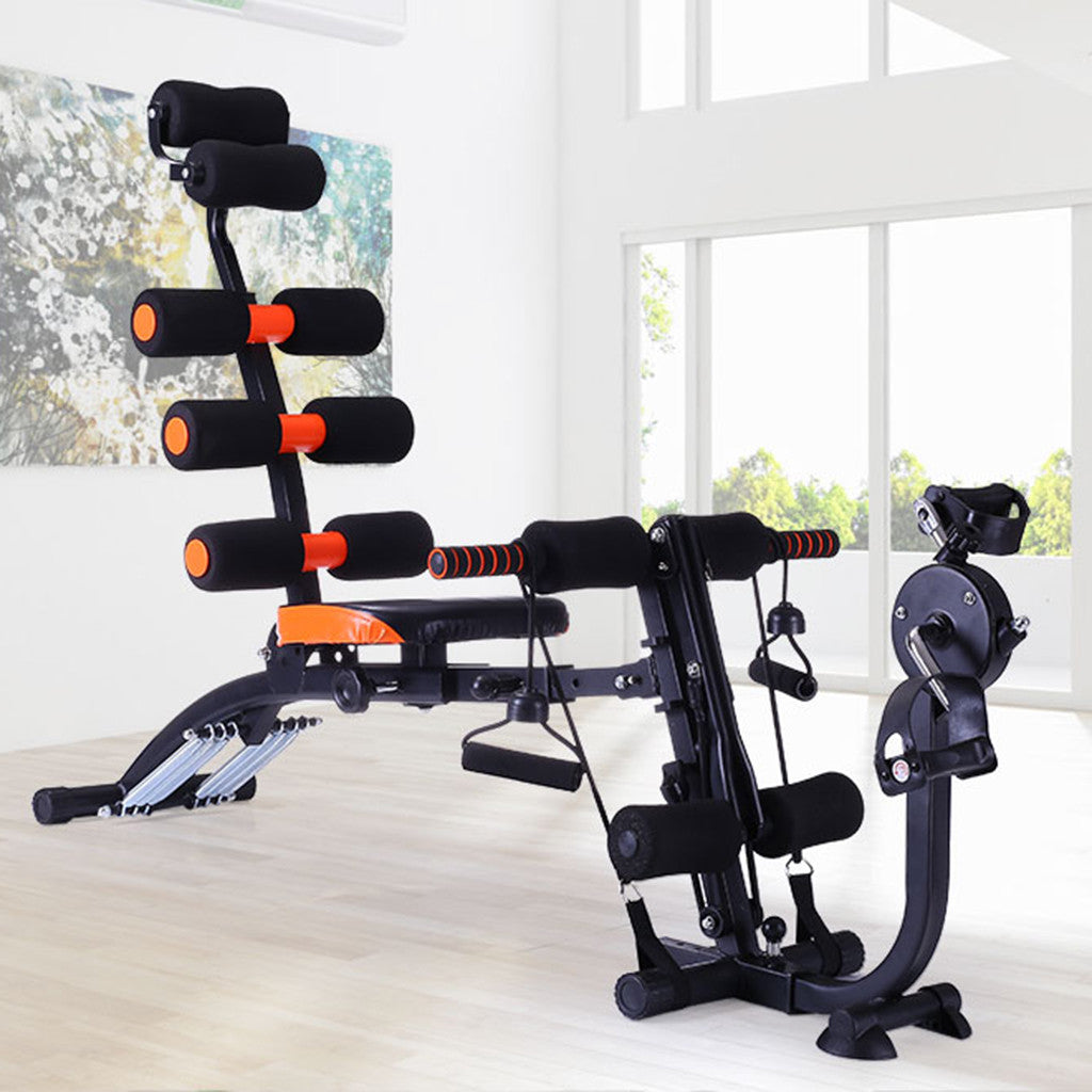 Abdominal Trainers Abdominal Workout Machine Thighs Buttocks Rodeo Height Adjustable Sit-up Exerciser Home Trainer