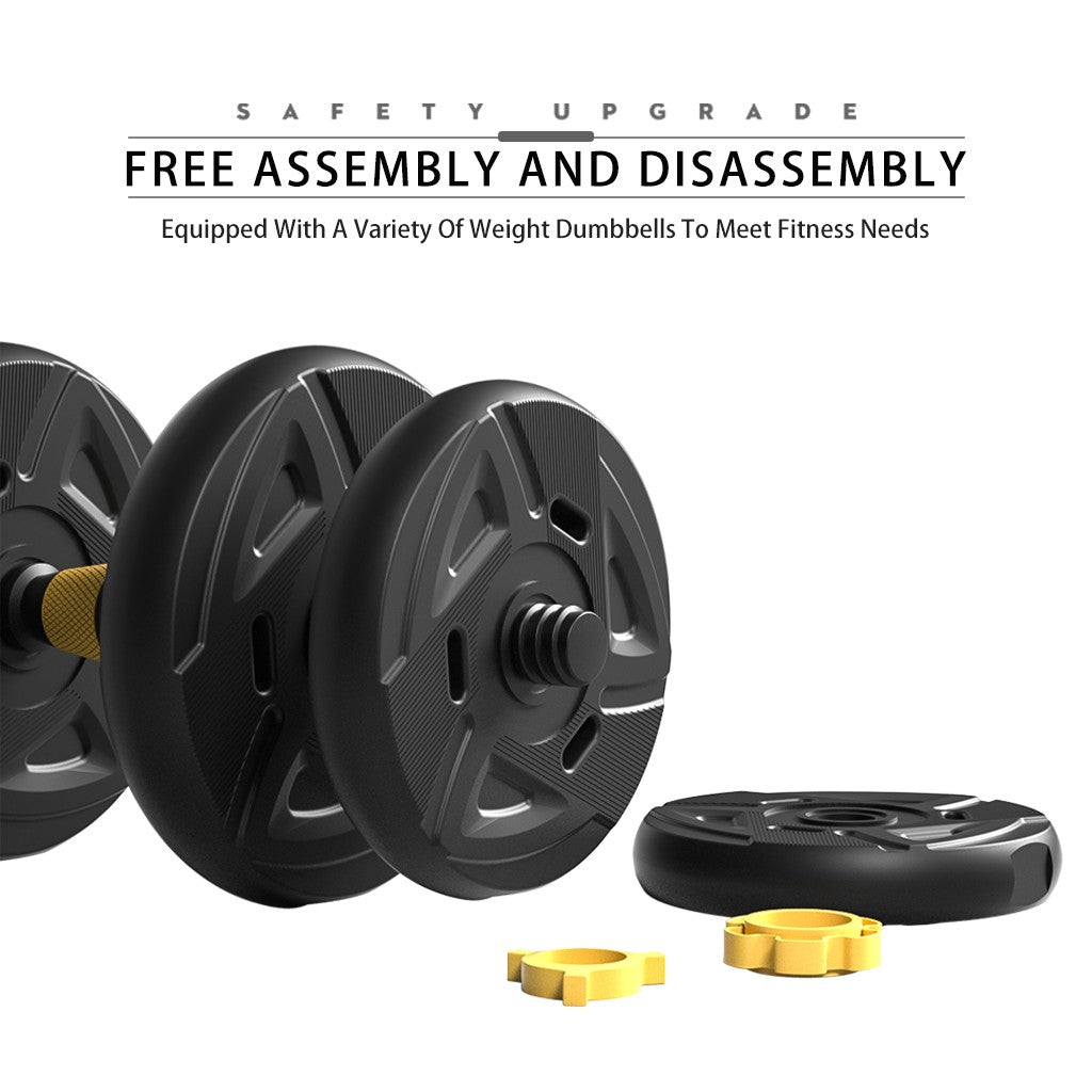 Adjustable Weights Dumbbells Set, Free Weights Set With Connecting Rod 10KG