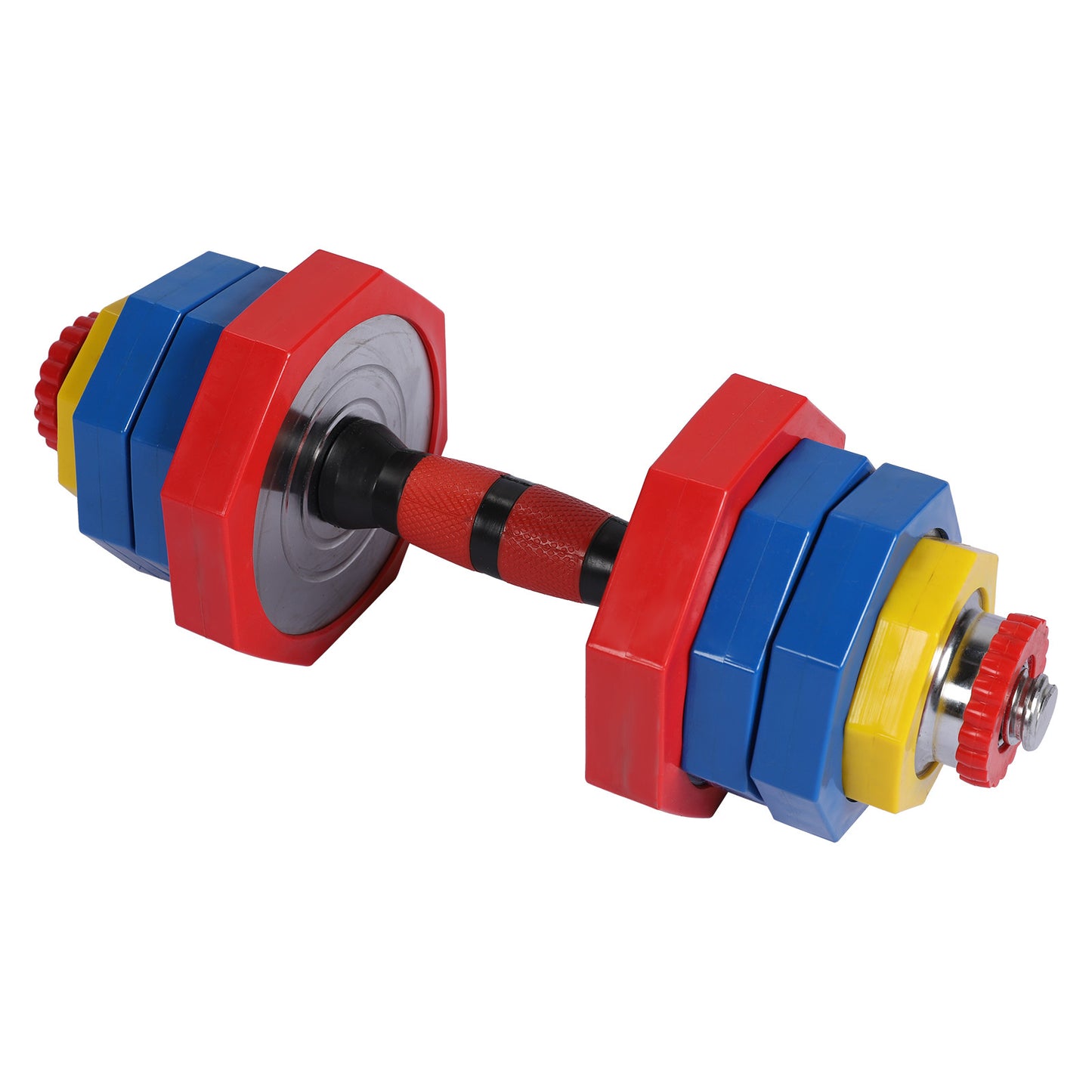 Adjustable Dumbbell 27.5lbs Fast Adjustment Function With Weight Plate 1 Pair