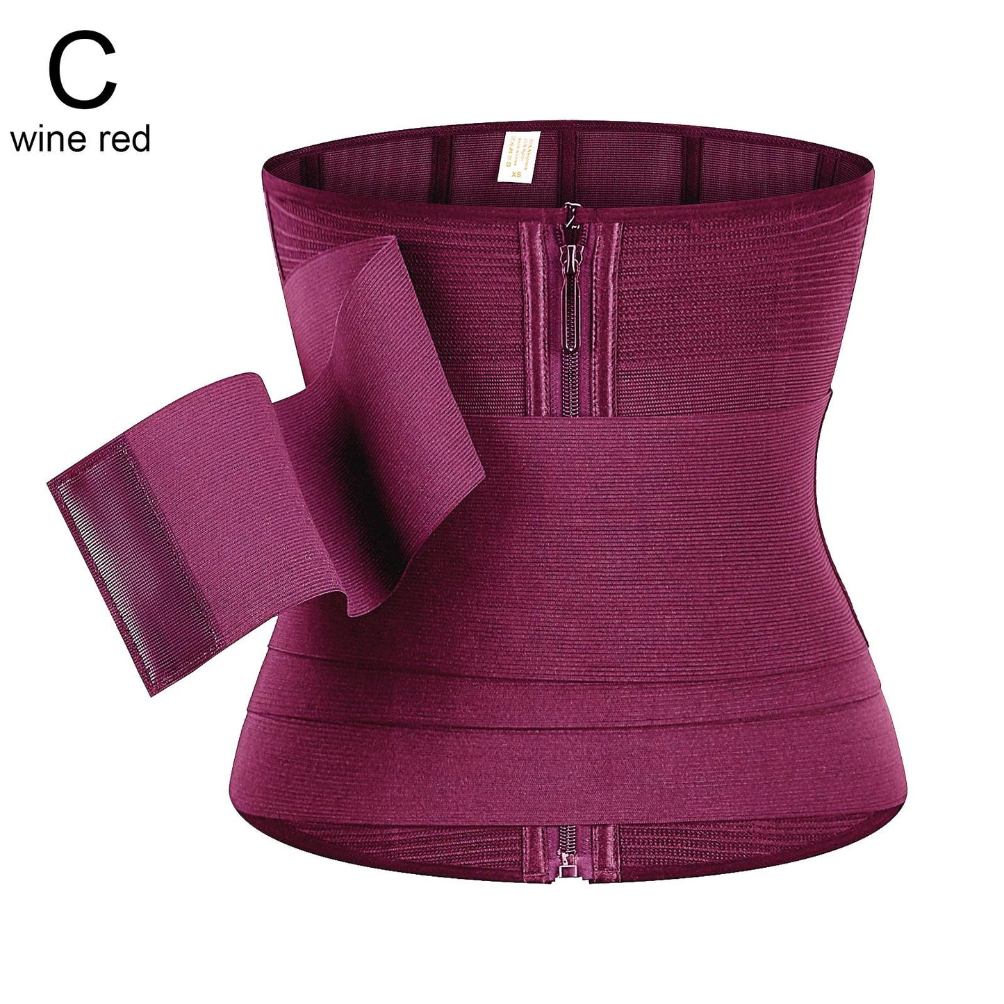 Women Waist Trainer Trimmer Belt Adjustable Belly Control Slimming Wrap Body Bands Zipper Stretch Buckle With Shaper Detach H2g0