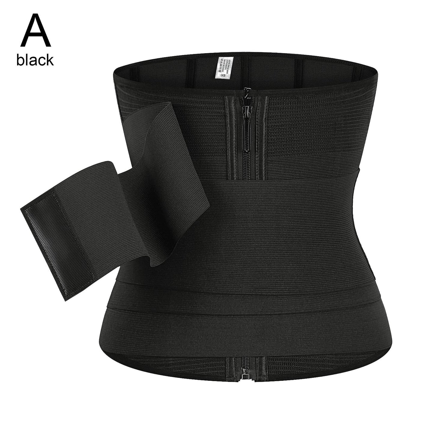 Women Waist Trainer Trimmer Belt Adjustable Belly Control Slimming Wrap Body Bands Zipper Stretch Buckle With Shaper Detach H2g0