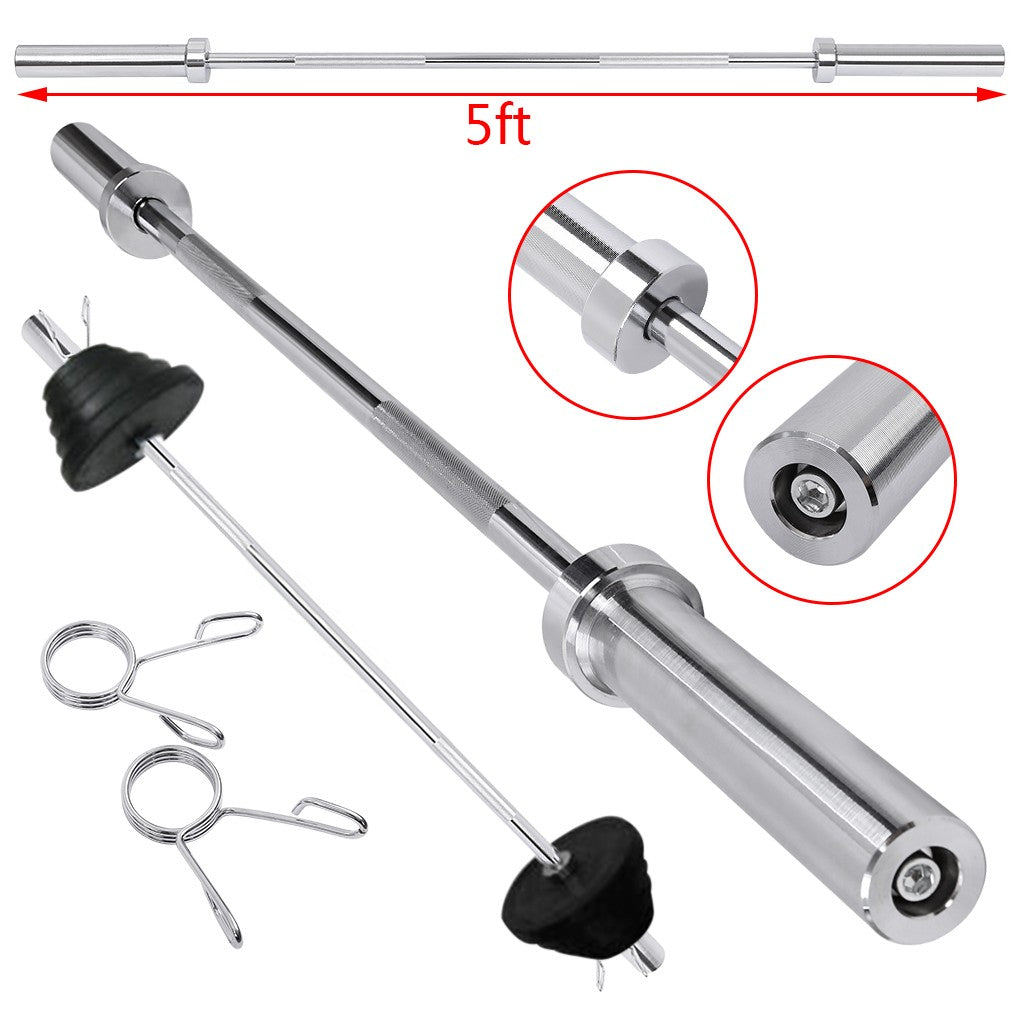 1.5m O Lympic Weightlifting Bar For Cross Training Weight Lifting With Hole
