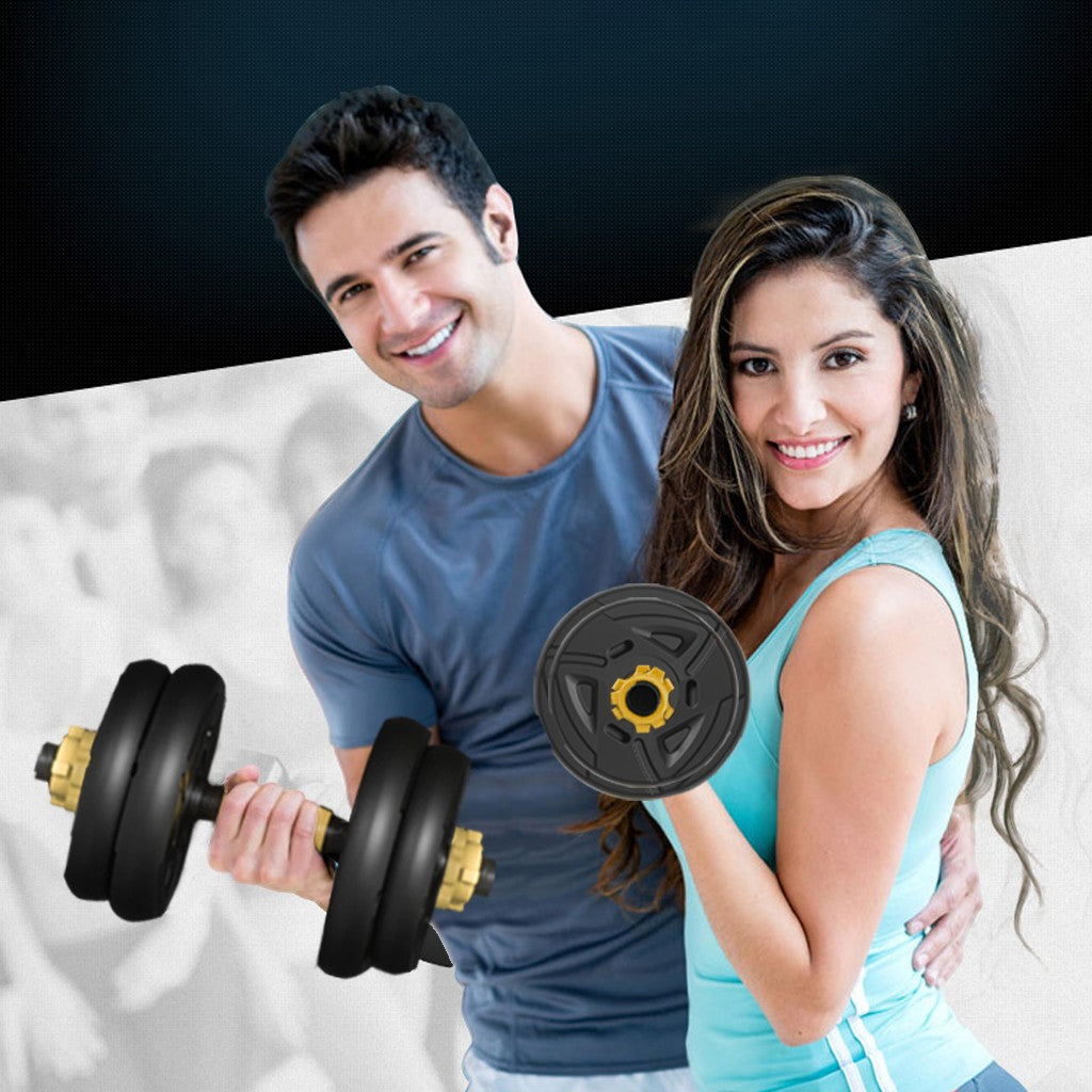 Adjustable Weights Dumbbells Set, Free Weights Set With Connecting Rod 10KG