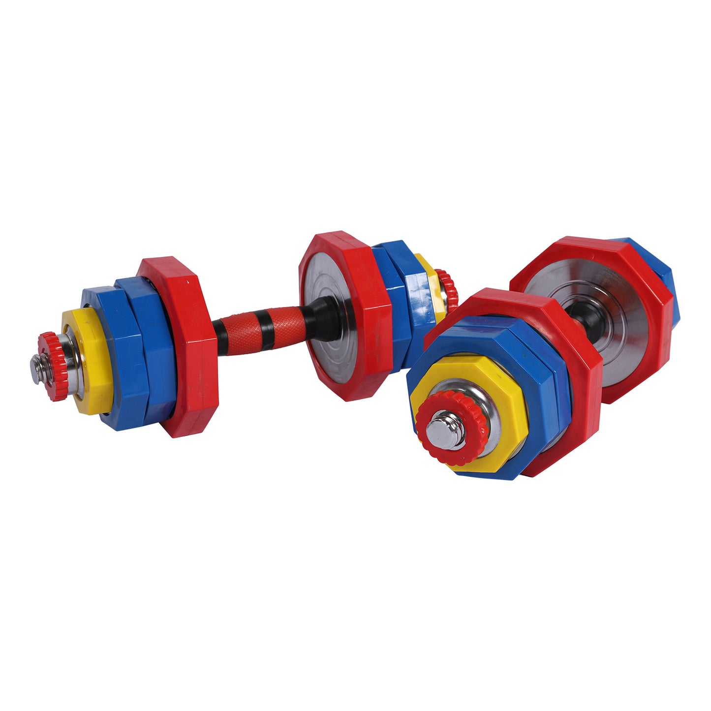 Adjustable Dumbbell 27.5lbs Fast Adjustment Function With Weight Plate 1 Pair